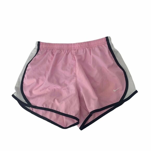 Nike Dri-Fit Lined Running Shorts Girls Large Pink - Picture 1 of 5